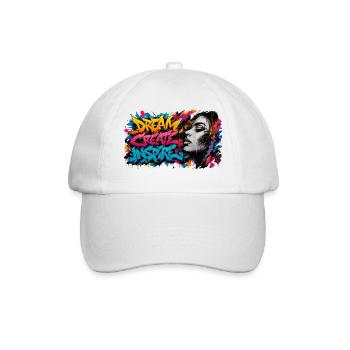 Rêver Inspirer Créatif - Casquette classique - blanc/blanc - Devant