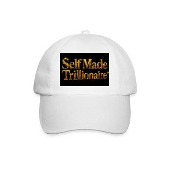 Self Made Billionaire - Baseball Cap - white/white - Front