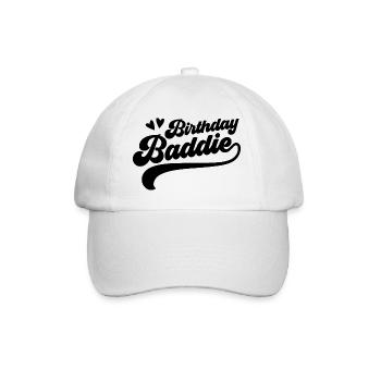 Méchant d’anniversaire - Casquette classique - blanc/blanc - Devant
