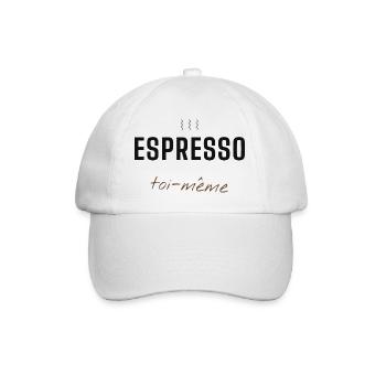 Espresso Toi-Même - Casquette classique - blanc/blanc - Devant