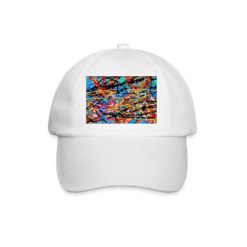 Jurgushj - Baseball Cap - white/white - Front