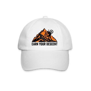 Gagnez votre randonnée de dénivelé un tee à vélo - Casquette classique - blanc/blanc - Devant