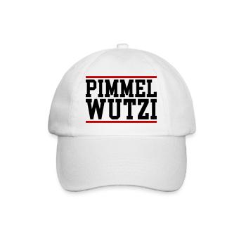 Pimmel Wutzi - Baseballkappe - Weiß/Weiß - Vorne