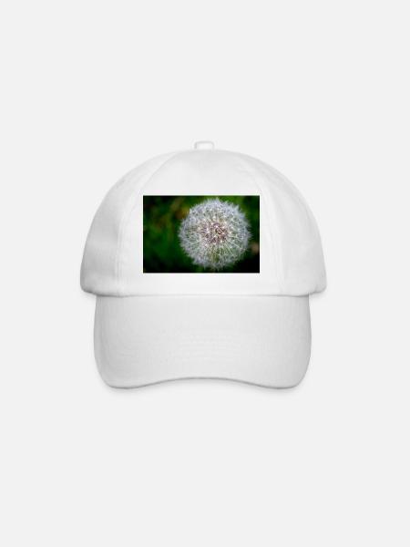 Dandelion - Close-up - Baseball Cap - white/white