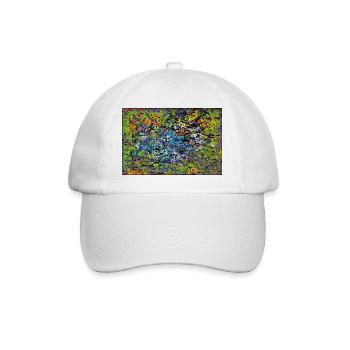 krihsjhunjgh - Baseball Cap - white/white - Front