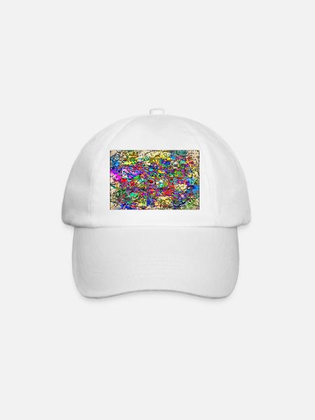 kjrihsjhunjgh - Baseball Cap - white/white