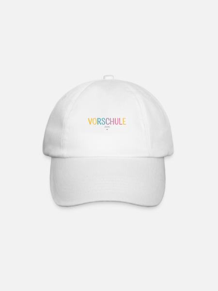 Vorschule 2026 – Schulkind Design - Baseballkappe - Weiß/Weiß