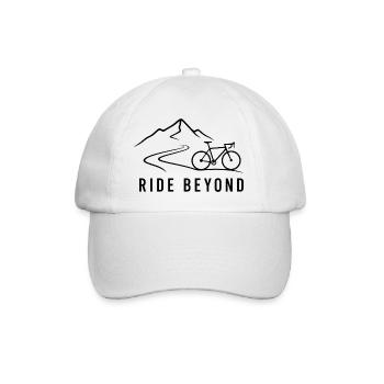Ride Beyond summit path - Baseball Cap - white/white - Front