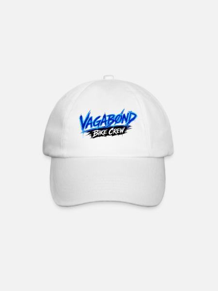 VAGABØ ND_BIKE_CREW_1 - Baseball Cap - white/white