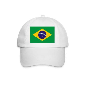 Show off your colors - Brazil - Baseball Cap - white/white - Front