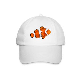 Clownfisch - Baseballkappe - Weiß/Weiß - Vorne