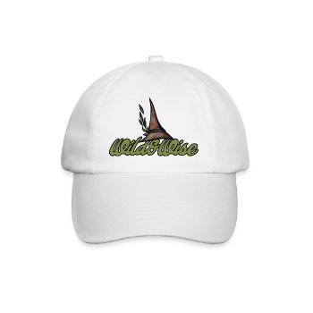 Wild & Wise Nature Wappen - Baseballkappe - Weiß/Weiß - Vorne