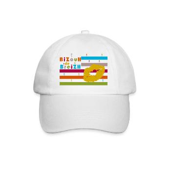 BiZouH de Breizh .... - Casquette classique - blanc/blanc - Devant