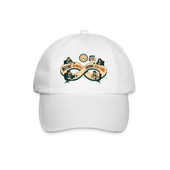 Meeting 60 Min Ergebnis Neuer Termin - Baseballkappe - Weiß/Weiß - Vorne