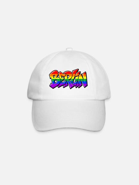 Berlin Pride - Baseballkappe - Weiß/Weiß