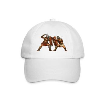 Roman gladiators - Baseball Cap - white/white - Front