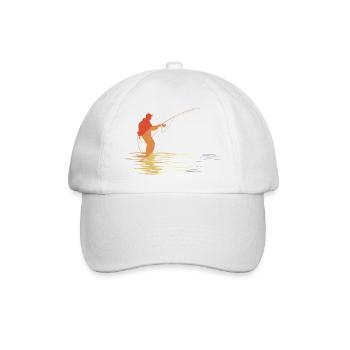 Fischer Sketch Retro Style - Baseball Cap - white/white - Front