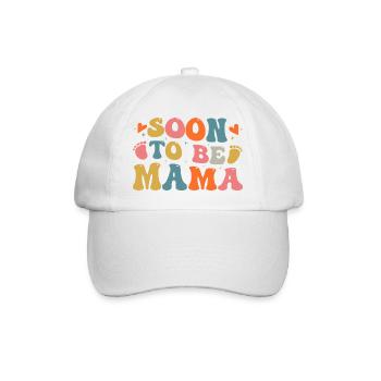 Bald Mama - Baseballkappe - Weiß/Weiß - Vorne
