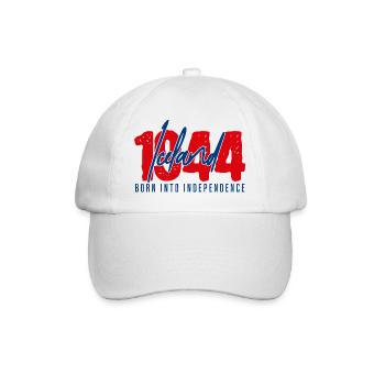 Iceland 1944 – Born Into Independence | Republic  - Baseballkappe - Weiß/Weiß - Vorne