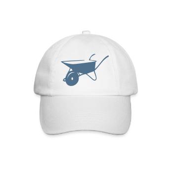cart - Baseball Cap - white/white - Front