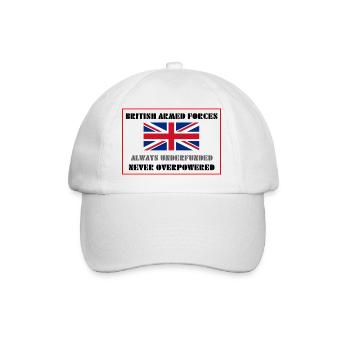 British Armed Forces - Baseball Cap - white/white - Front