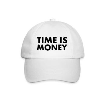 Time is money - Casquette classique - blanc/blanc - Devant