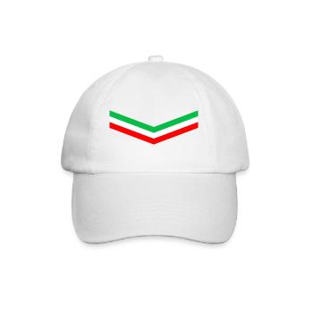 ITALIE DRAPEAU ITALIEN FOOTBALL 2021 VACANCES - Casquette classique - blanc/blanc - Devant