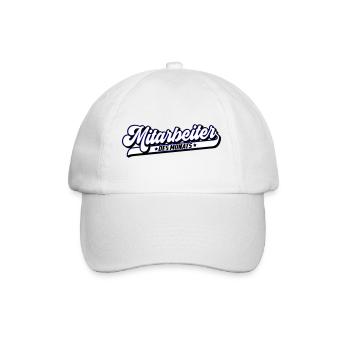 Mitarbeiter des Monat | Farben änderbar - Baseballkappe - Weiß/Weiß - Vorne