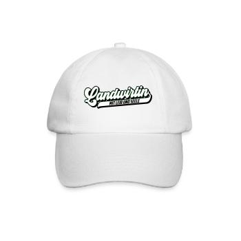 Landwirtin mit Leib & Seele | Farben änderbar - Baseballkappe - Weiß/Weiß - Vorne
