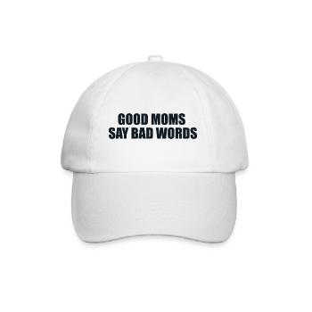 Good Moms Say Bad Words - Casquette classique - blanc/blanc - Devant
