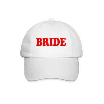 Bride - Baseballkappe - Weiß/Weiß - Vorne