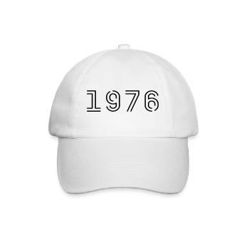 1976 Retro 1976 Gift 1976 Vintage 1976 - Baseball Cap - white/white - Front