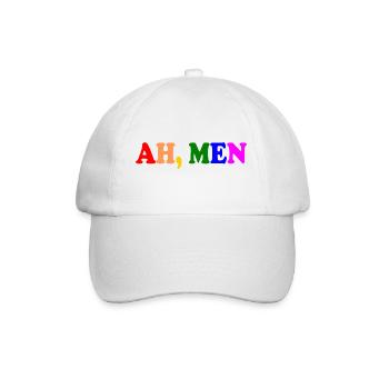 Ah men - Baseball Cap - white/white - Front