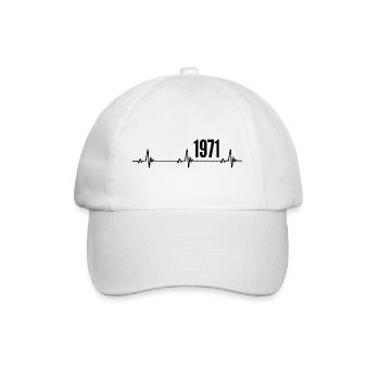 1971 Gift 1971 Retro 1971 Original 1971 Vintage - Baseball Cap - white/white - Front