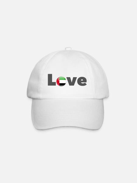 Loving Saudi Arabia - Baseball Cap - white/white