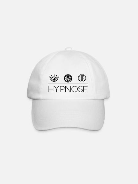 Hypnosis T-Shirts Sweater Gift Ideas - Baseball Cap - white/white