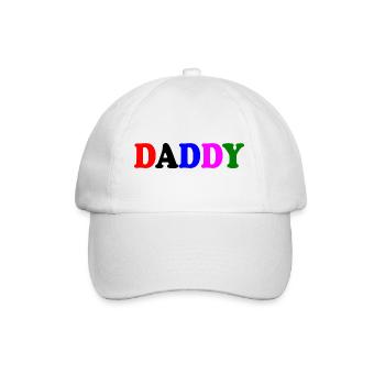 Daddy - Baseball Cap - white/white - Front