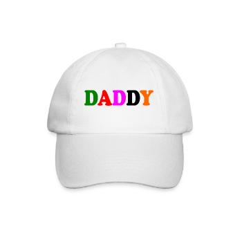 Daddy - Baseball Cap - white/white - Front