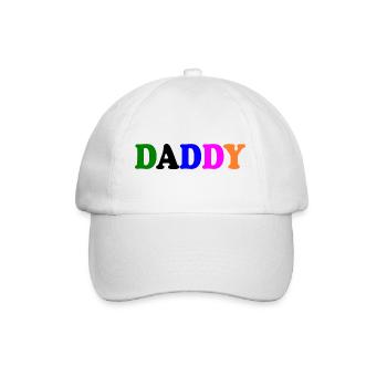 Daddy - Baseball Cap - white/white - Front