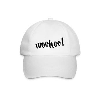woohoo - Baseballkappe - Weiß/Weiß - Vorne