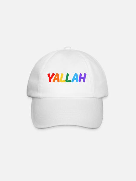 Yallah - Casquette classique - blanc/blanc
