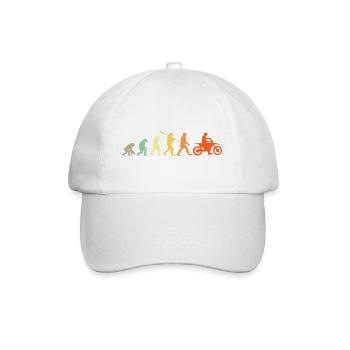 Evolution Motorcyclists - Baseball Cap - white/white - Front