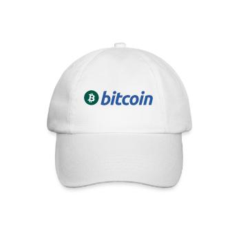 Bitcoin (Bitcoin) - Baseballkappe - Weiß/Weiß - Vorne