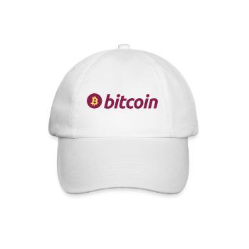 Bitcoin (Bitcoin) - Baseballkappe - Weiß/Weiß - Vorne