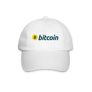 Bitcoin (Bitcoin) - Baseballkappe - Weiß/Weiß - Vorne