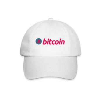 Bitcoin (Bitcoin) - Baseballkappe - Weiß/Weiß - Vorne