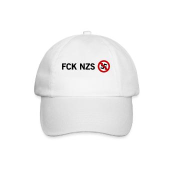 FCK NZS - Baseballkappe - Weiß/Weiß - Vorne