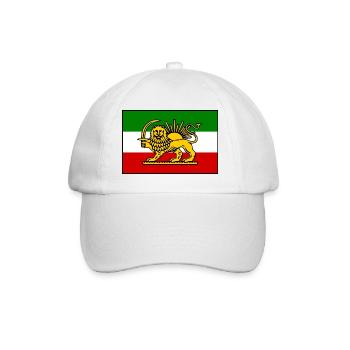 Iran iranische flagge - Baseballkappe - Weiß/Weiß - Vorne