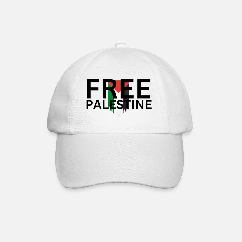 Palestine libre - Casquette classique - blanc/blanc