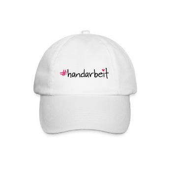 #handarbeit - Baseballkappe - Weiß/Weiß - Vorne